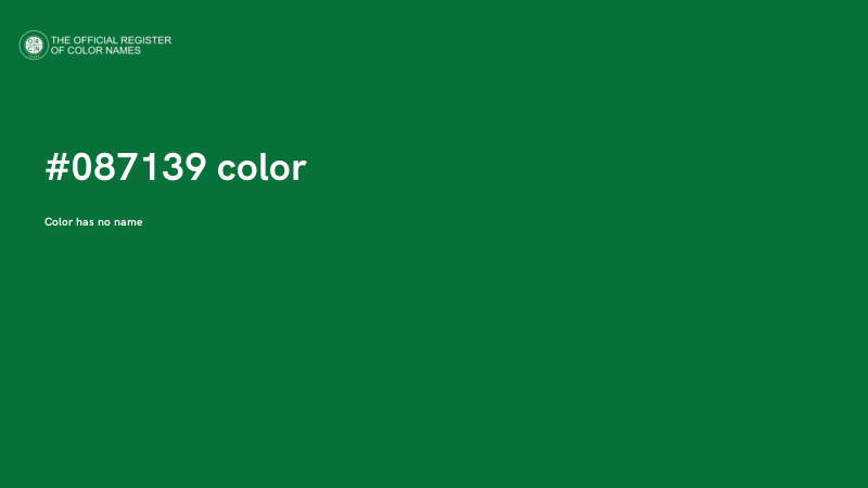 #087139 color image