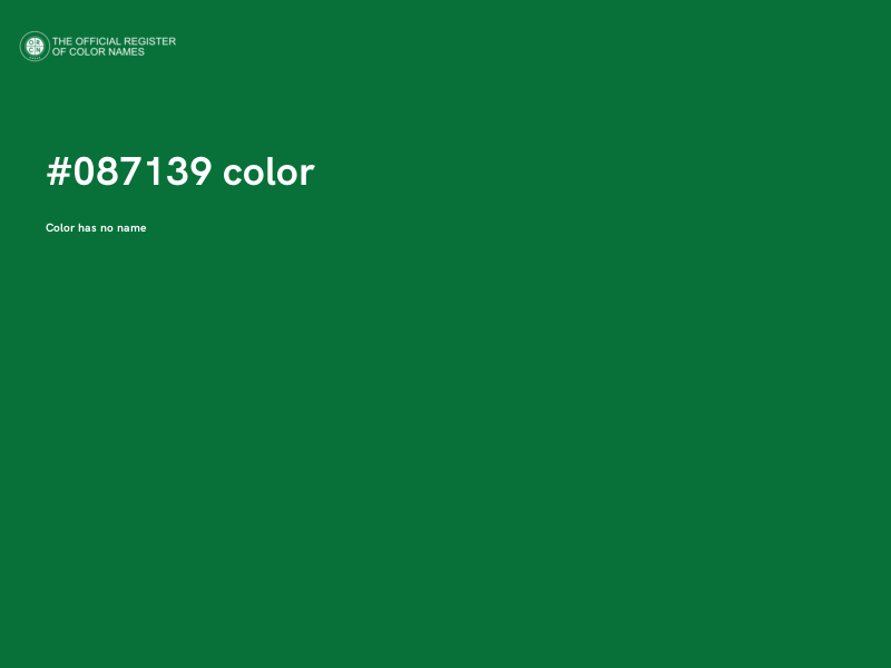 #087139 color image