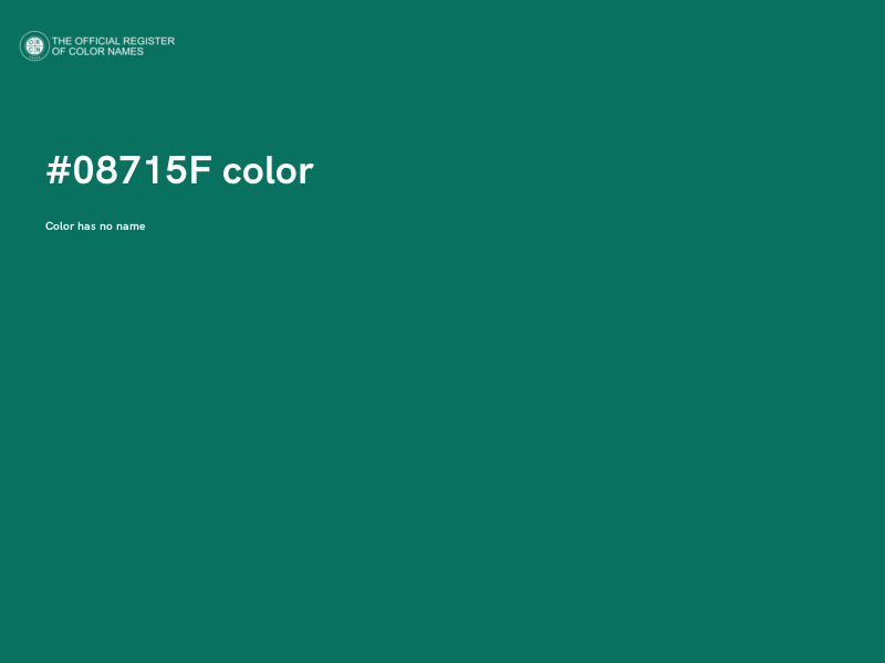 #08715F color image
