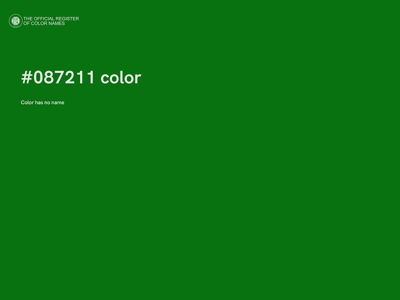 #087211 color image