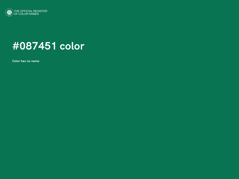 #087451 color image