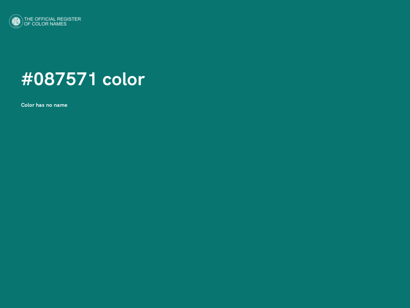 #087571 color image