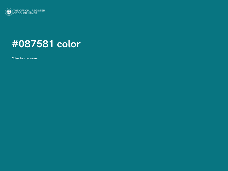 #087581 color image