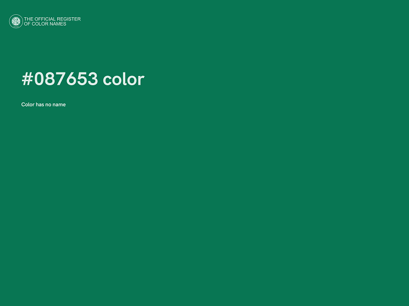 #087653 color image