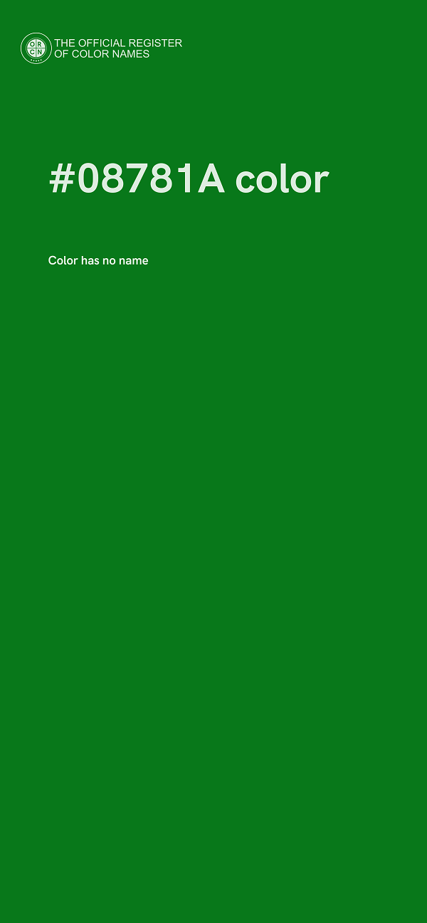 #08781A color image