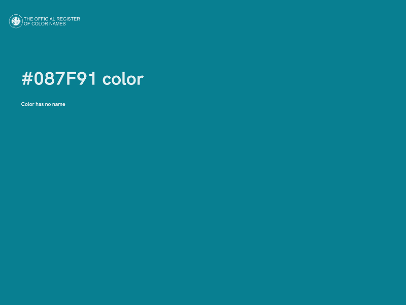 #087F91 color image