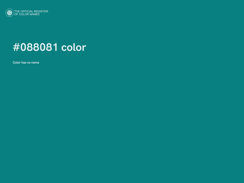 #088081 color image