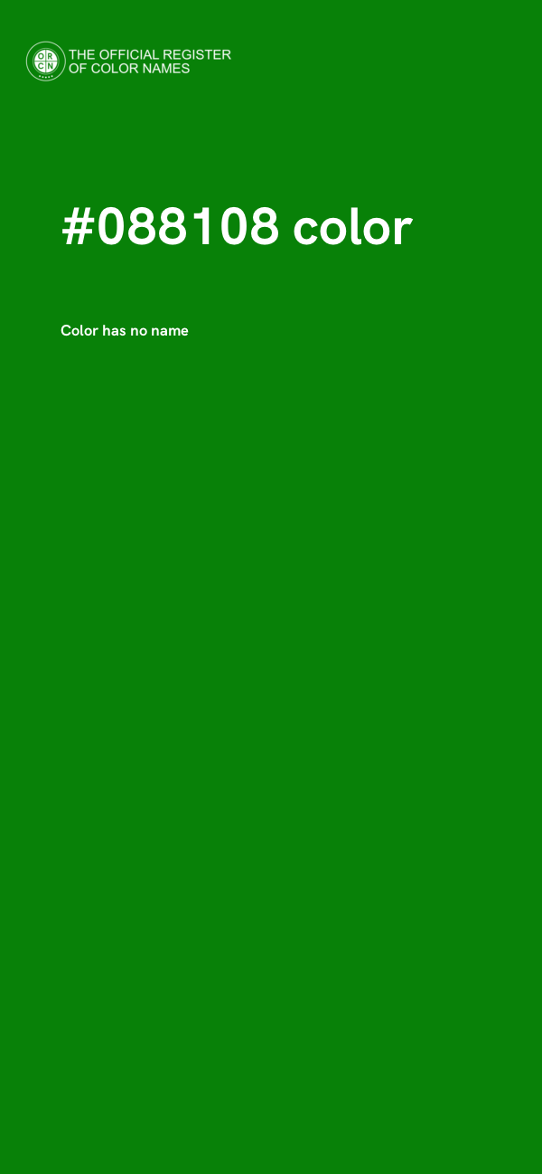 #088108 color image
