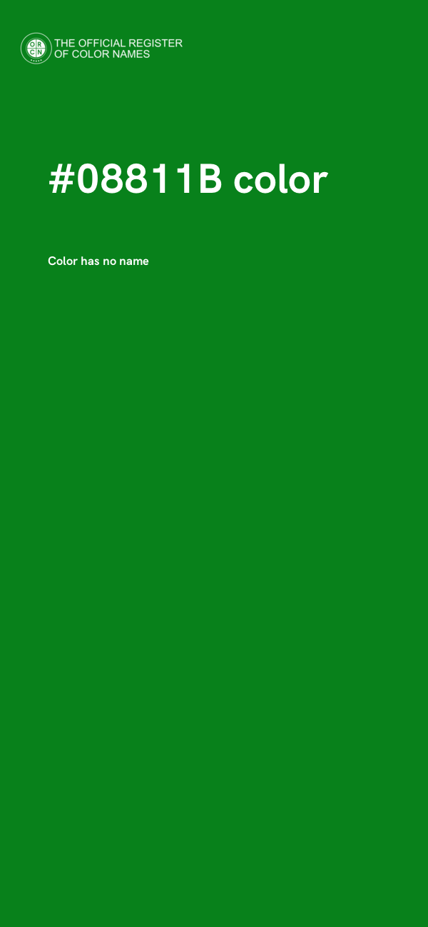 #08811B color image