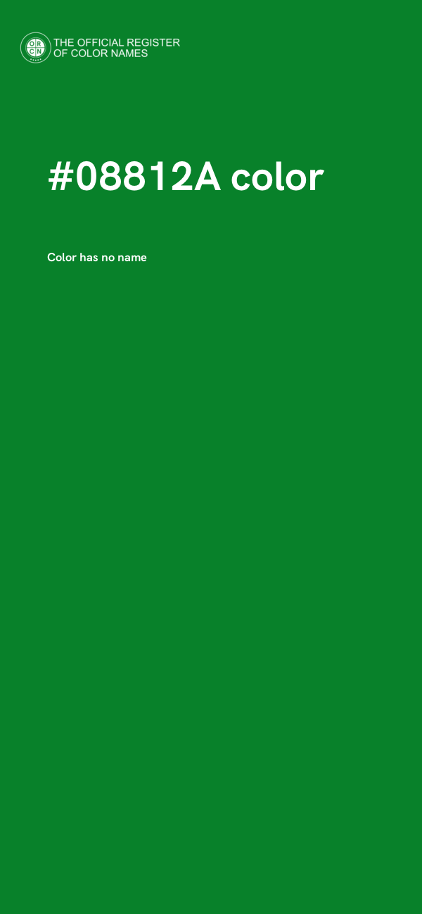 #08812A color image