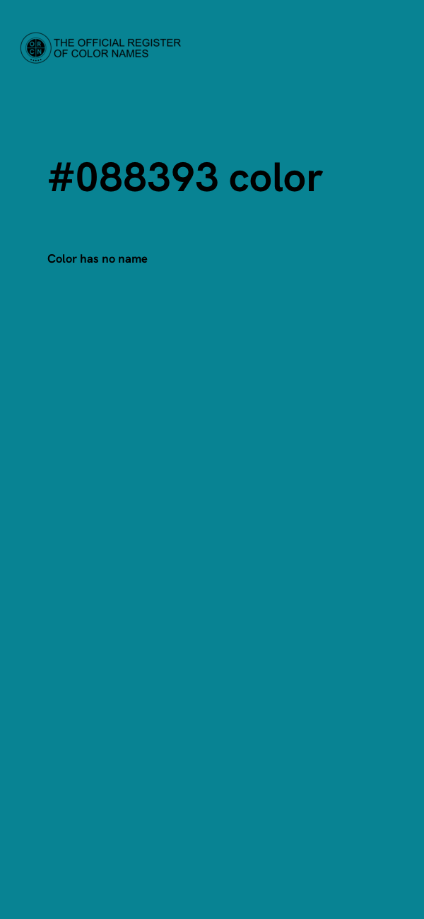 #088393 color image