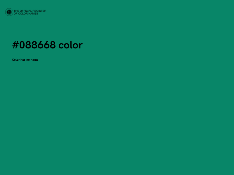 #088668 color image