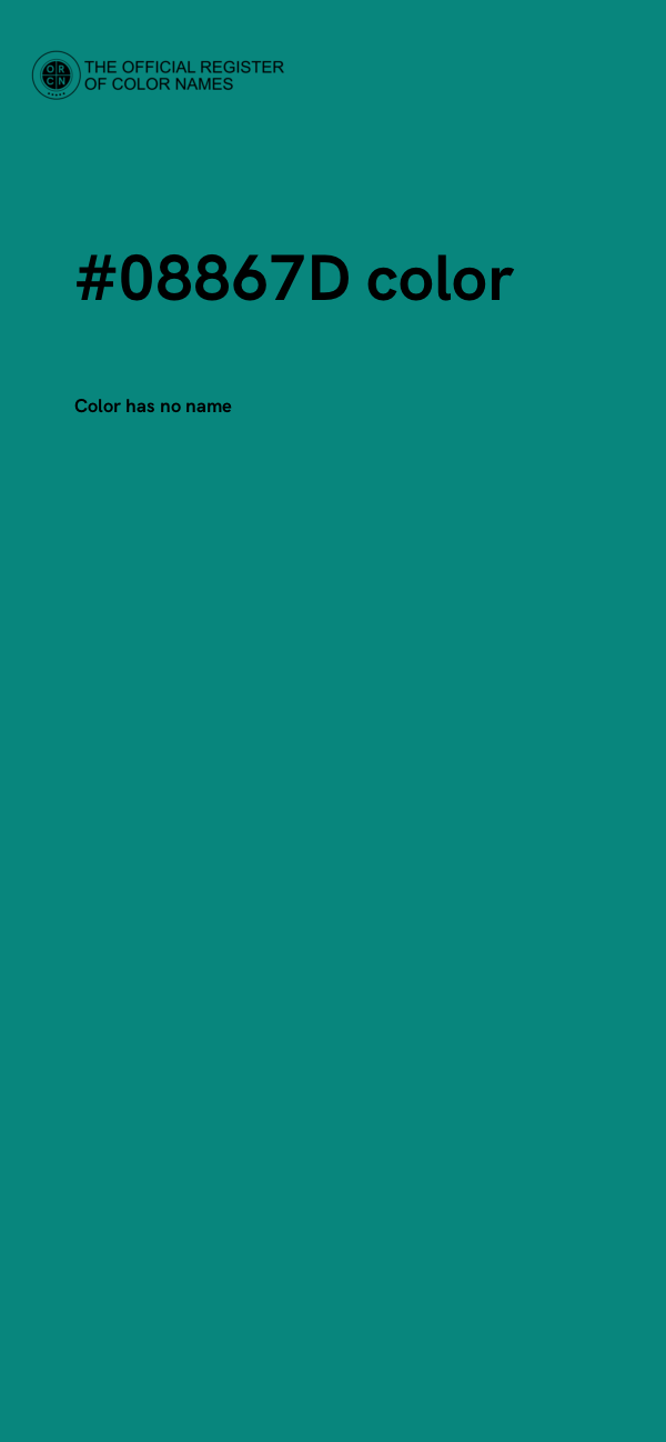 #08867D color image