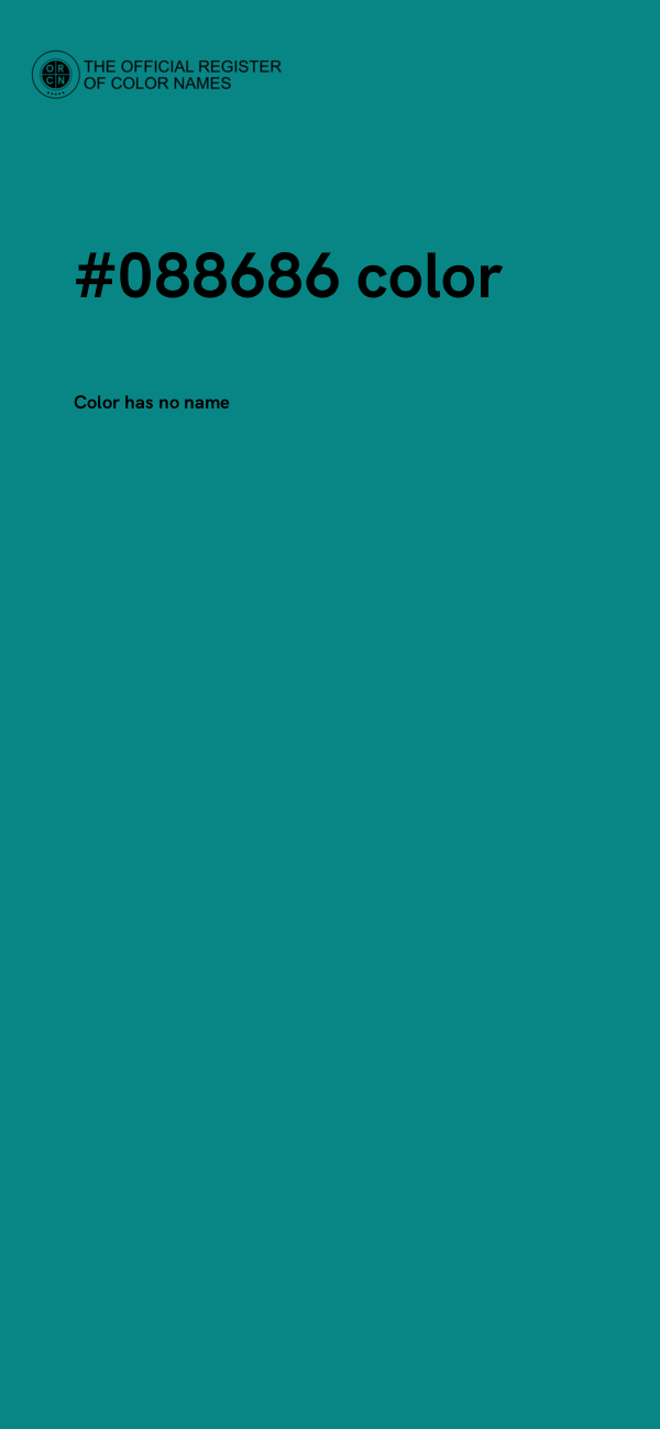 #088686 color image