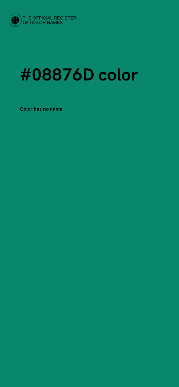 #08876D color image