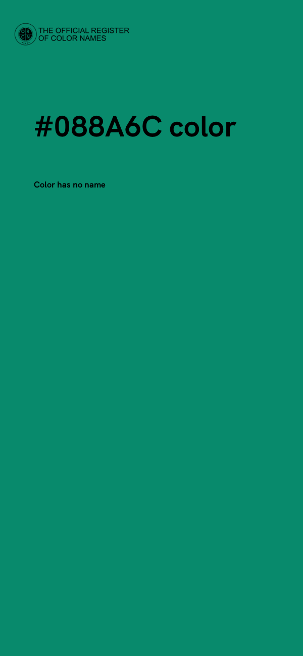 #088A6C color image