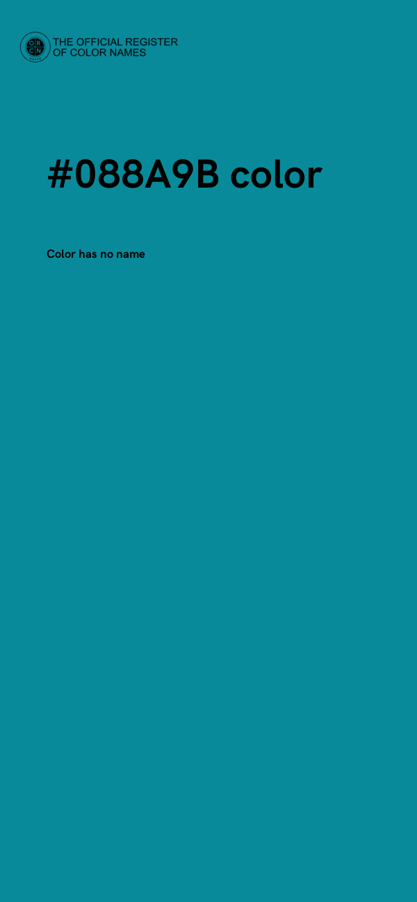 #088A9B color image