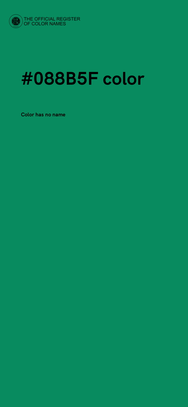 #088B5F color image
