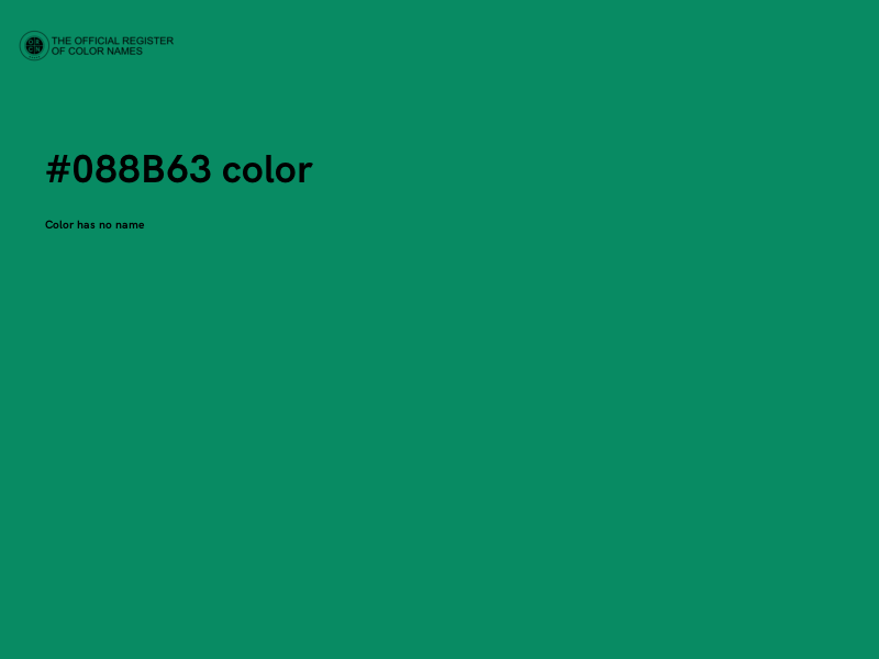 #088B63 color image