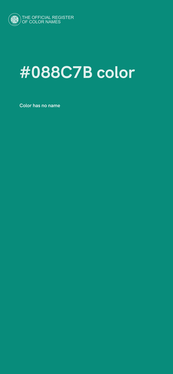 #088C7B color image