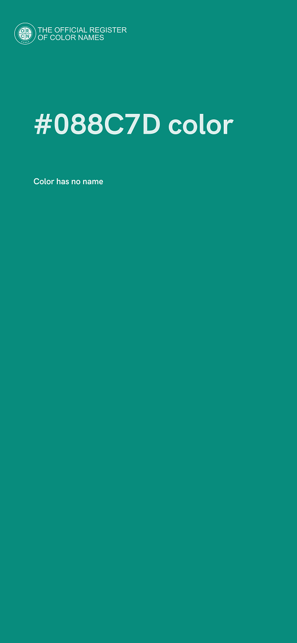 #088C7D color image