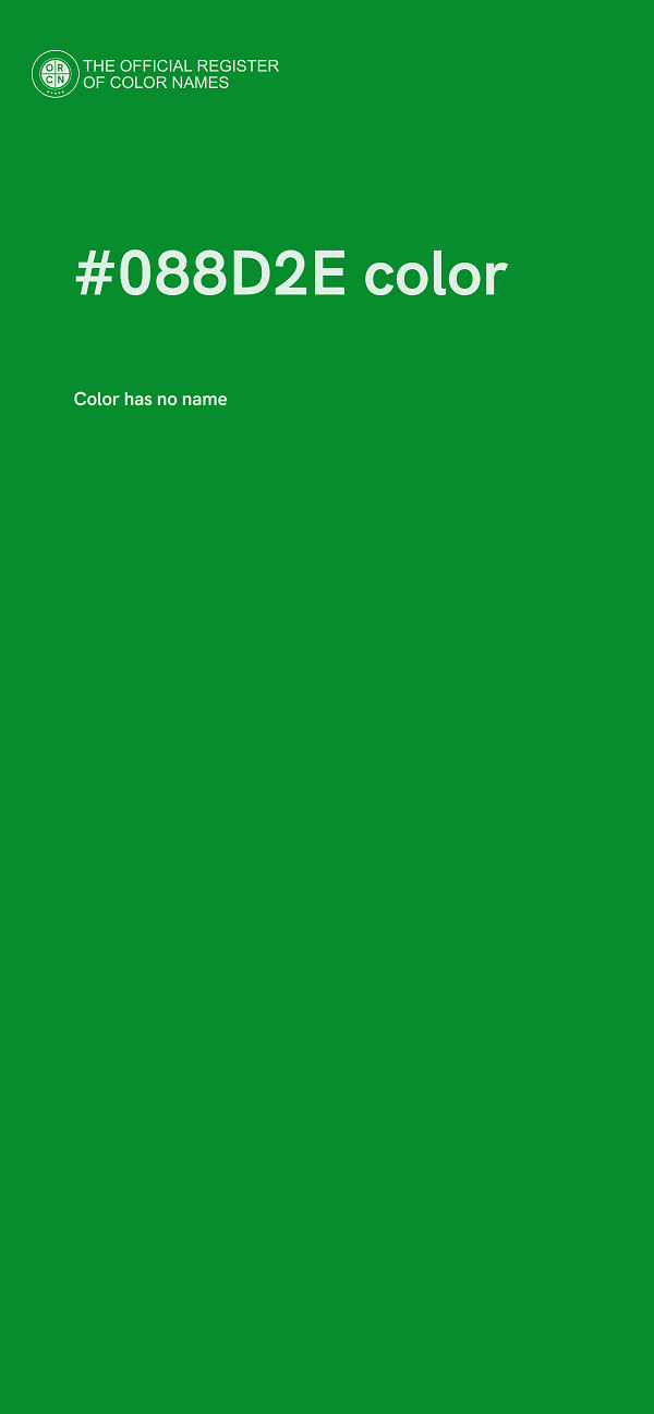 #088D2E color image