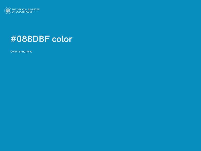 #088DBF color image