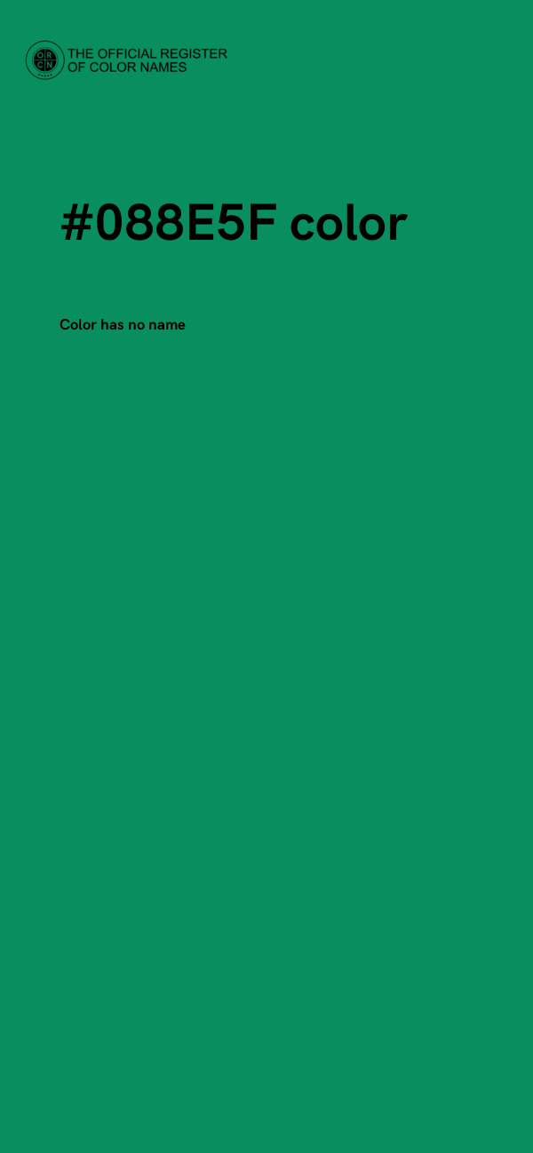 #088E5F color image