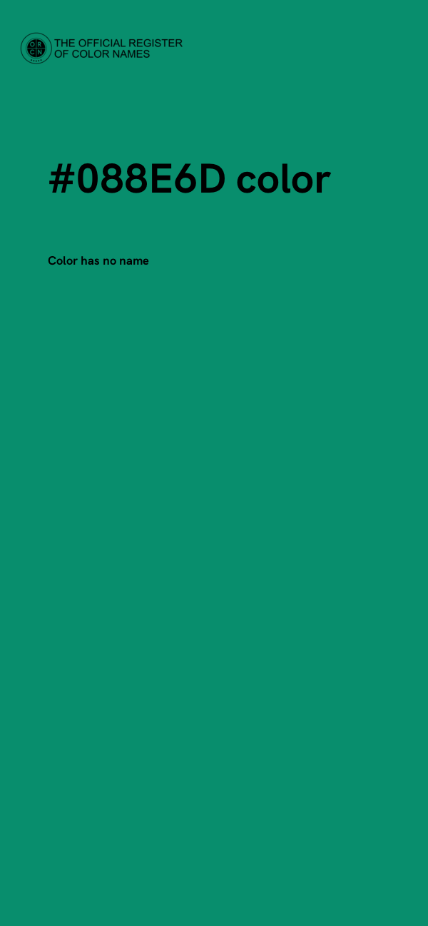 #088E6D color image