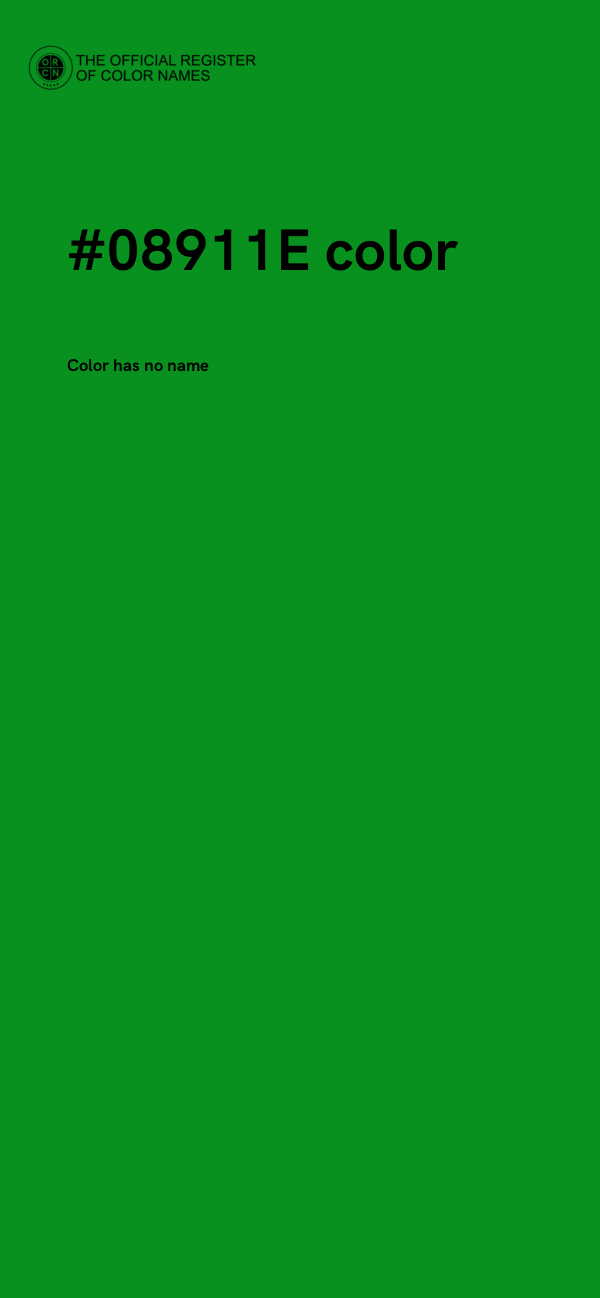 #08911E color image