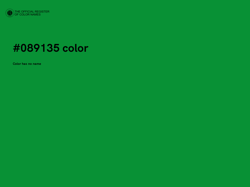#089135 color image