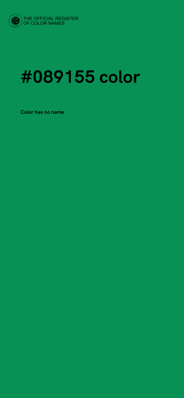 #089155 color image