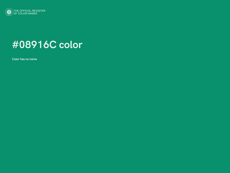 #08916C color image