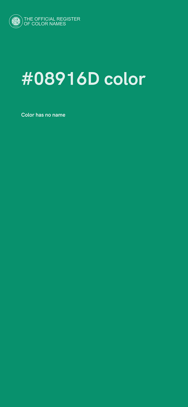 #08916D color image