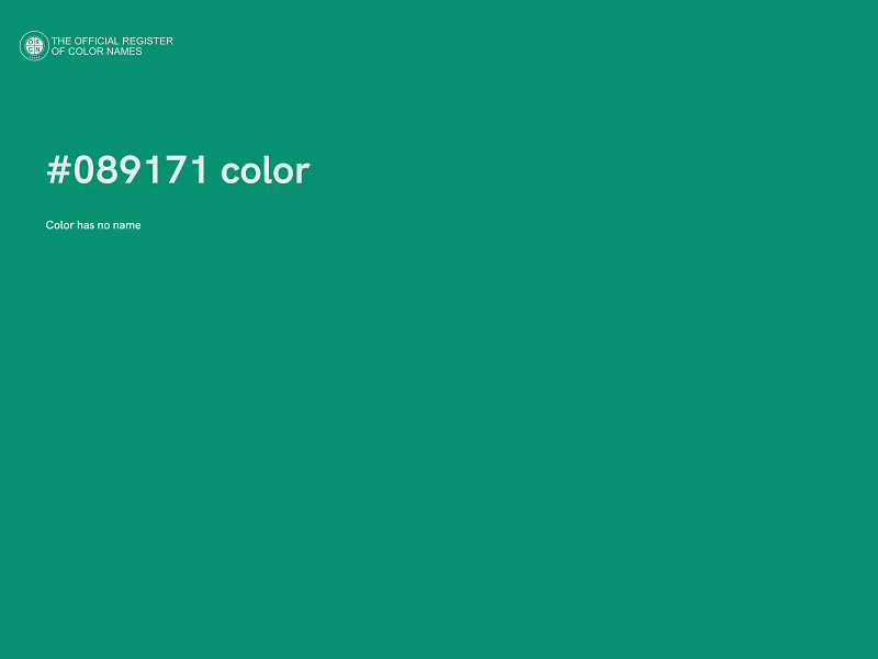 #089171 color image