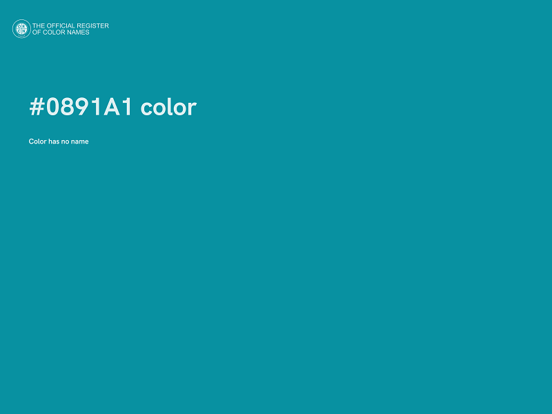 #0891A1 color image