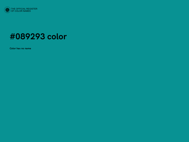 #089293 color image