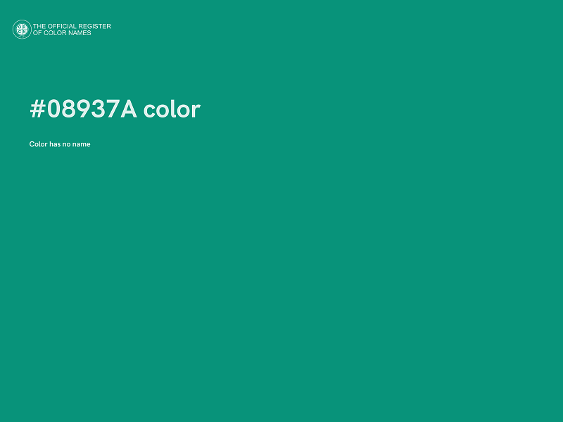 #08937A color image
