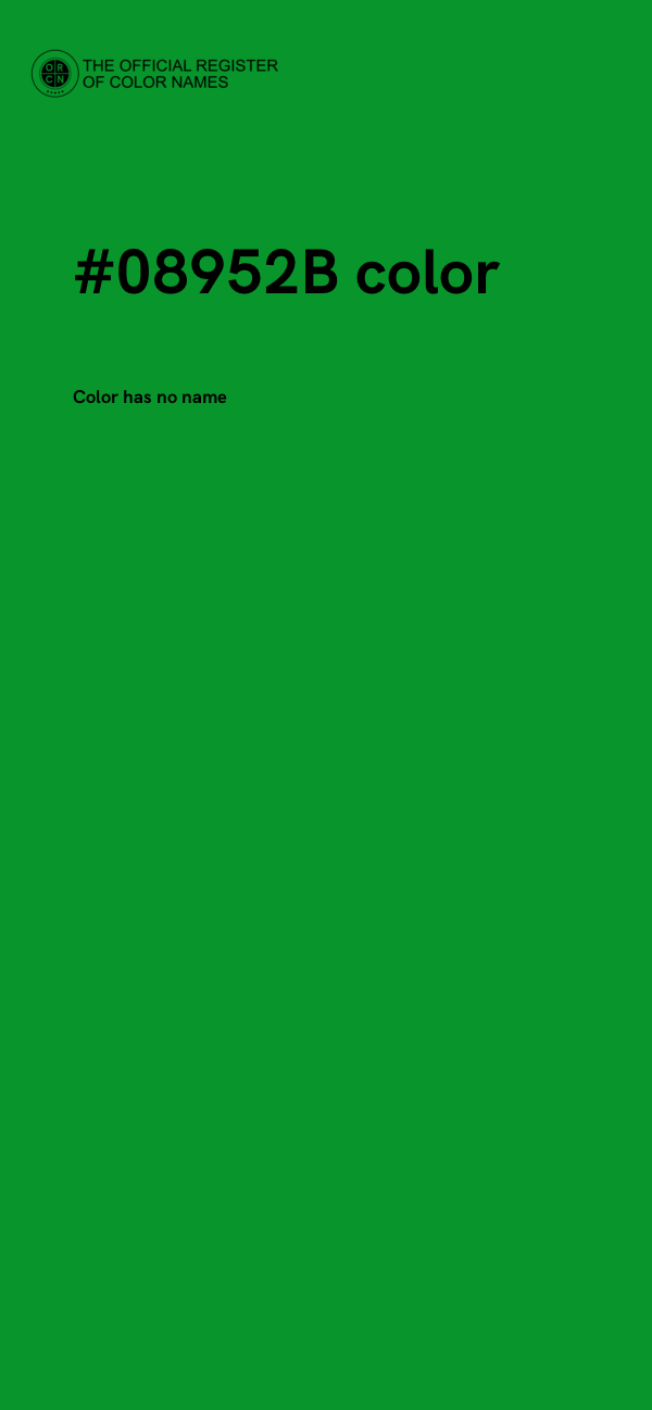 #08952B color image