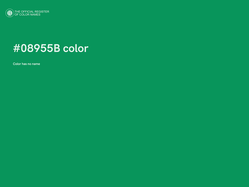 #08955B color image