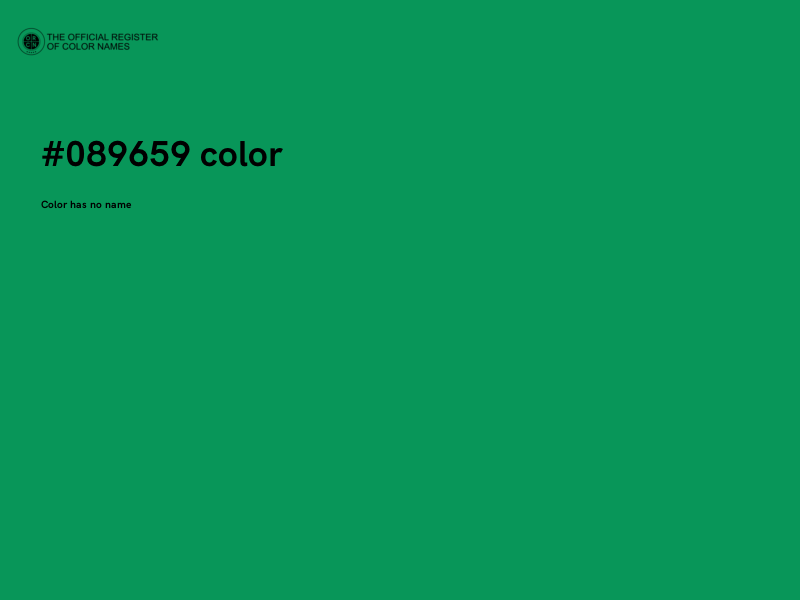 #089659 color image