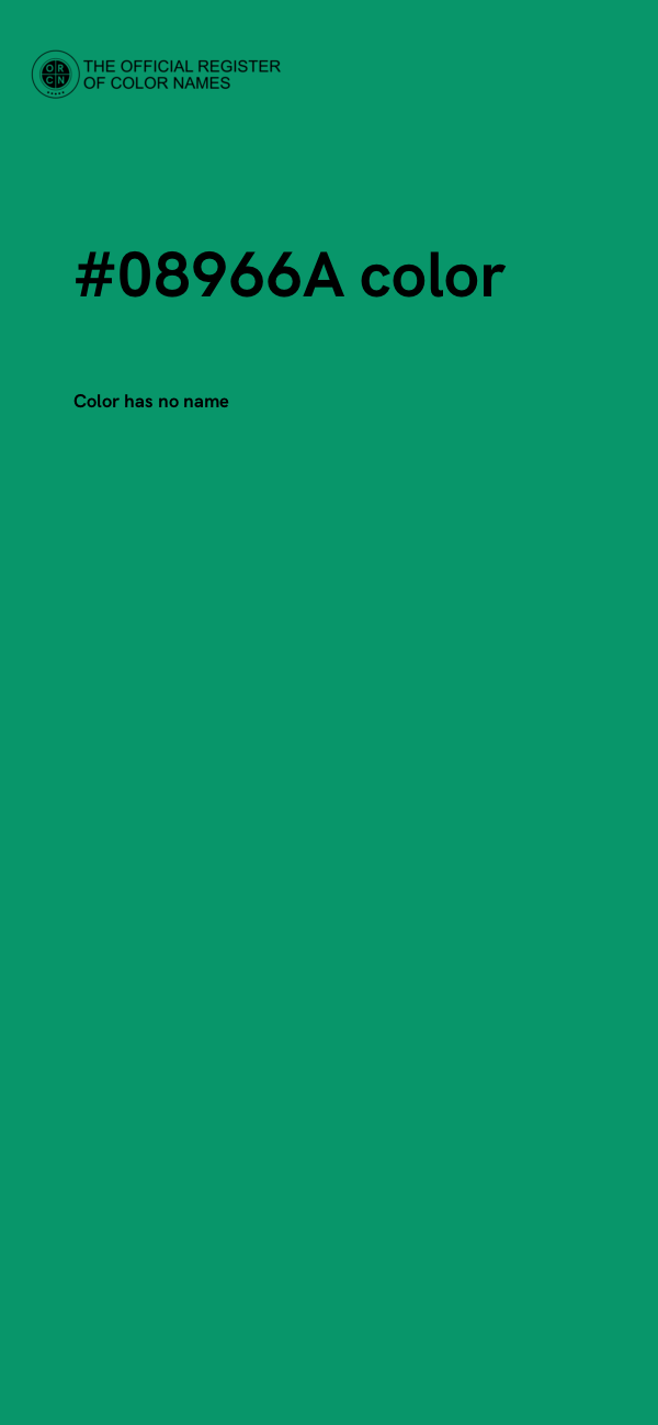#08966A color image