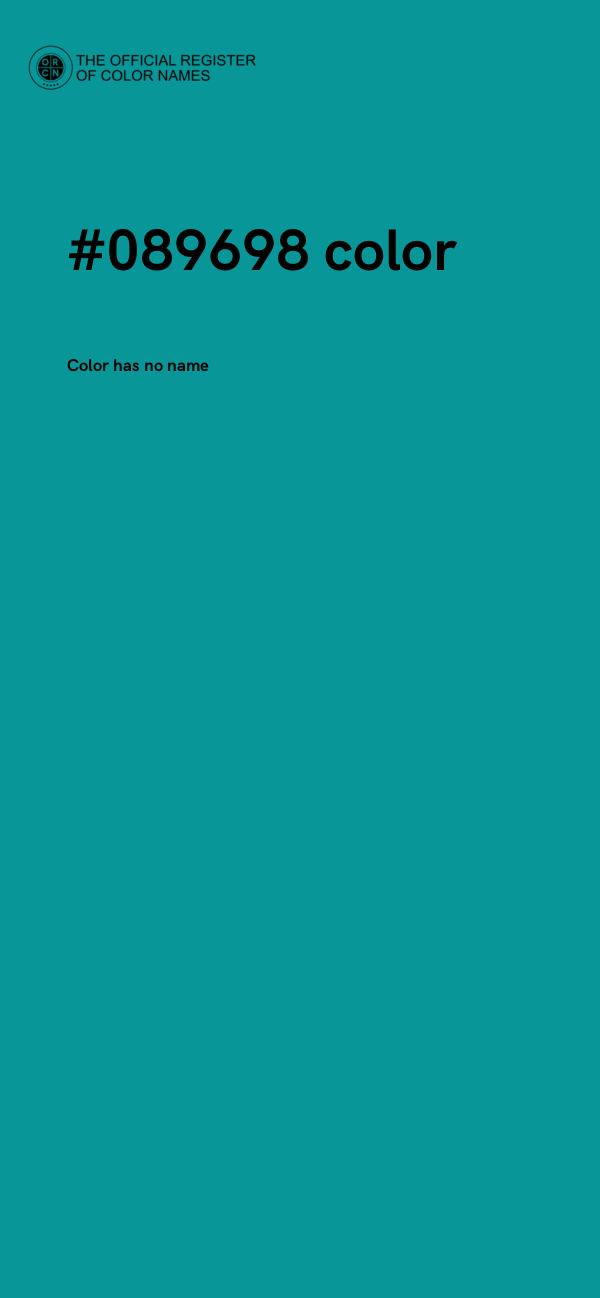 #089698 color image