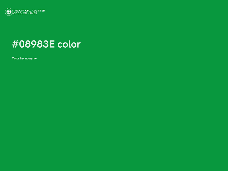 #08983E color image