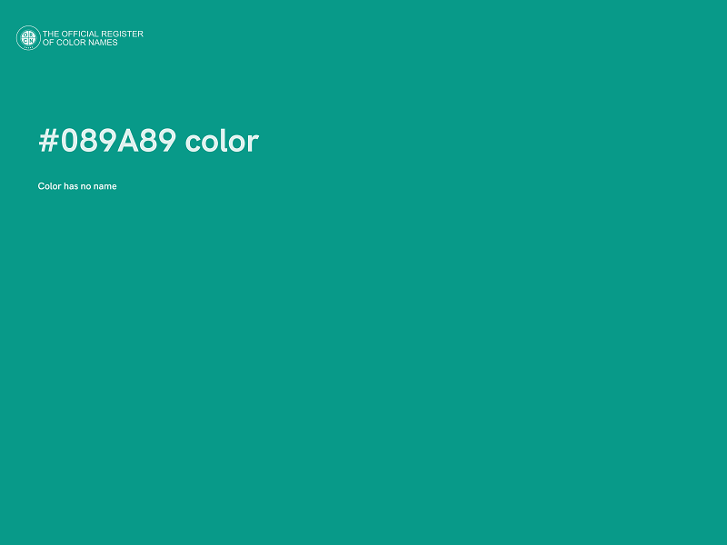#089A89 color image