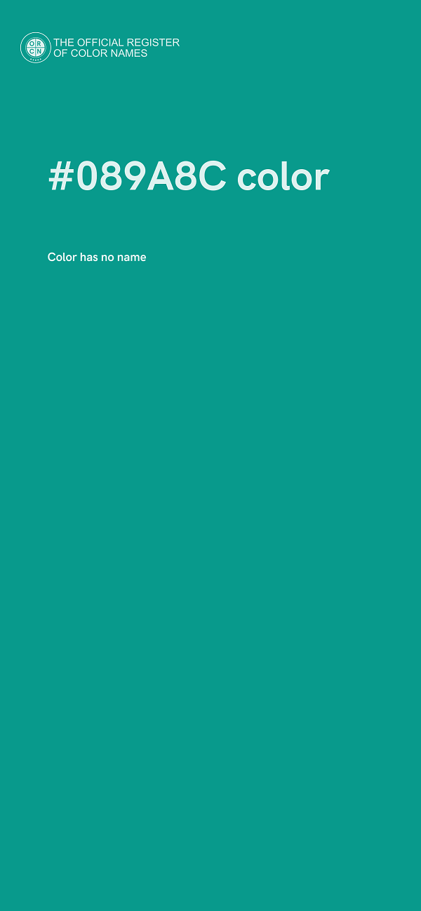 #089A8C color image