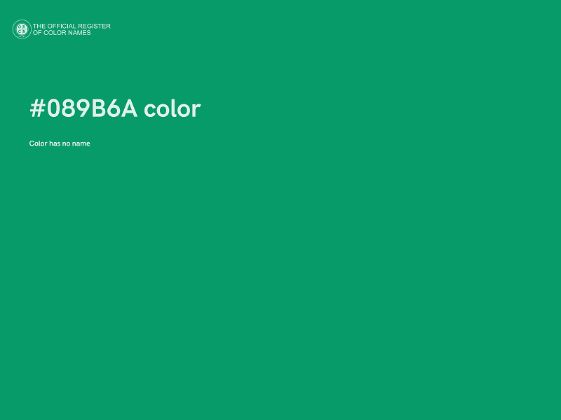 #089B6A color image