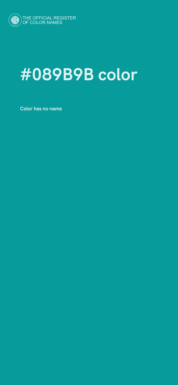 #089B9B color image