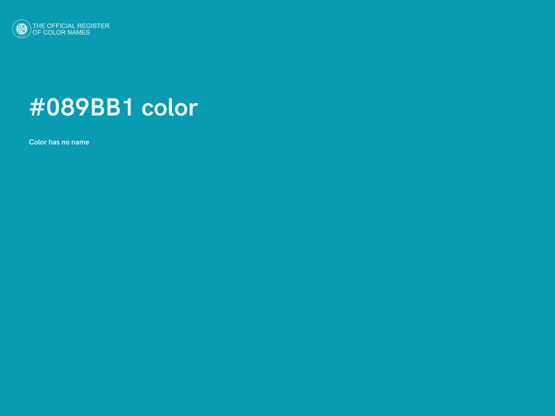 #089BB1 color image