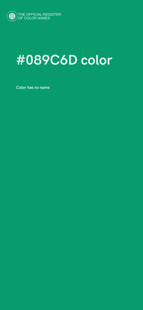 #089C6D color image